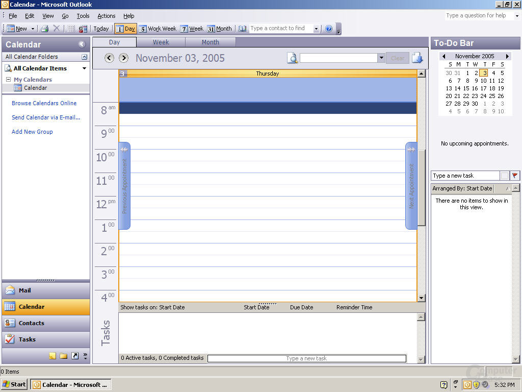 Windows Office Outlook 12 Pre-Beta 1 - Quelle: Winsupersite.com