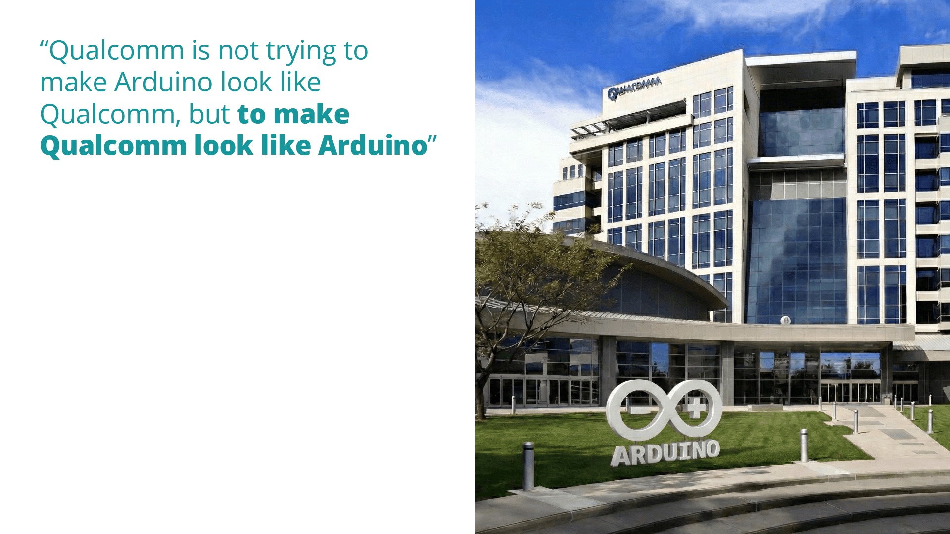 Qualcomm soll mehr wie Arduino werden, nicht umgekehrt – hofft man zumindest