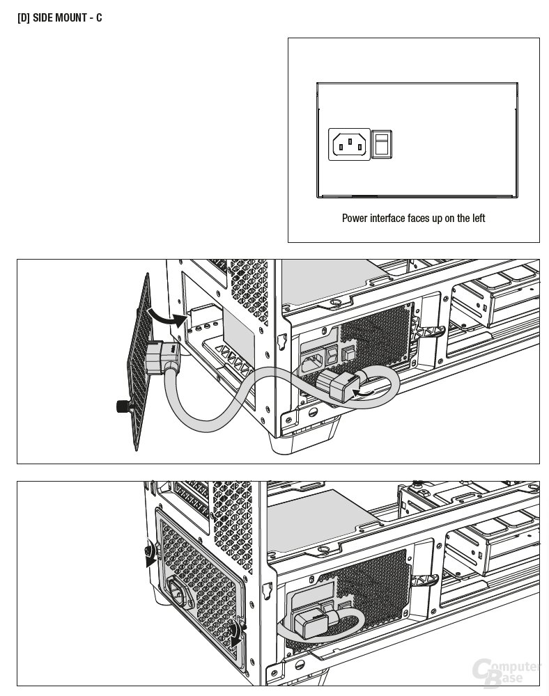 Antec Flux Pro Noctua Edition im Test: Gedrehter Netzteileinbau