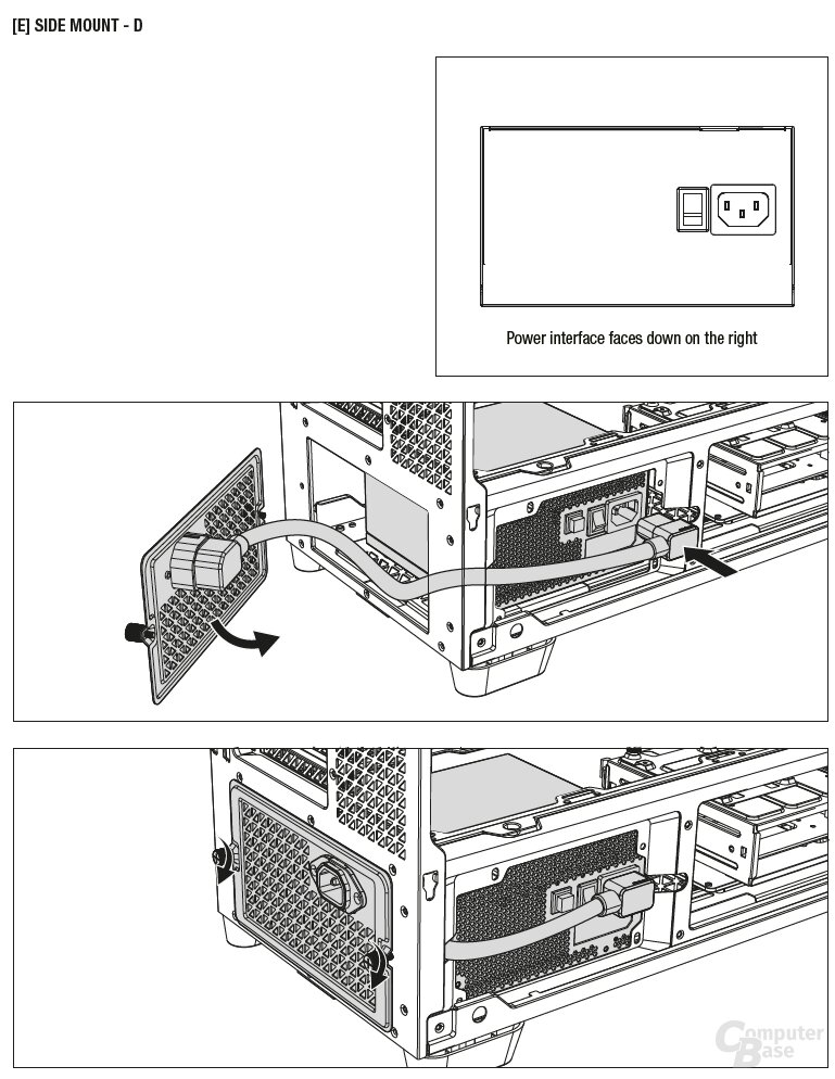 Antec Flux Pro Noctua Edition im Test: Gedrehter Netzteileinbau