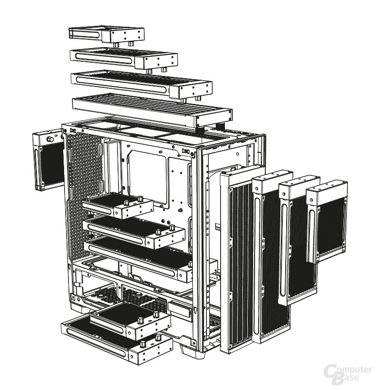 Antec Flux Pro Noctua Edition im Test: AiO-Optionen