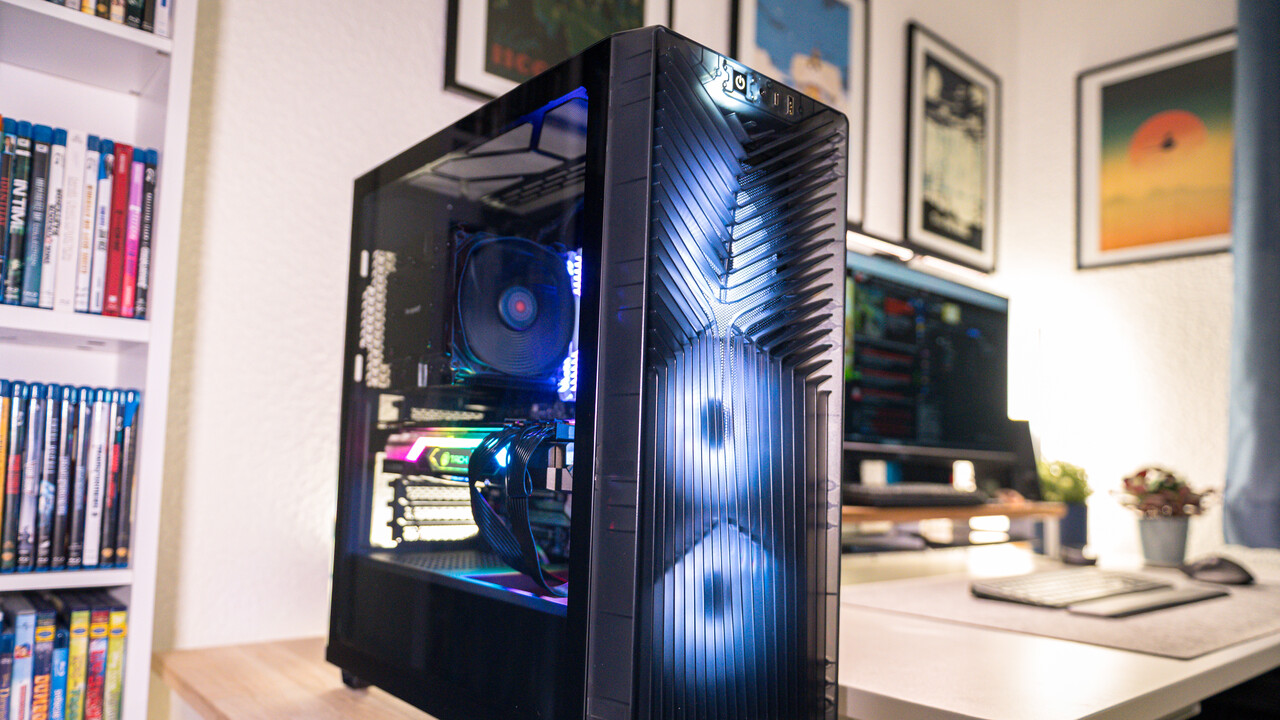 Corsair 3200D RS ARGB im Test: Solides Chassis mit markanter Front für 90 Euro