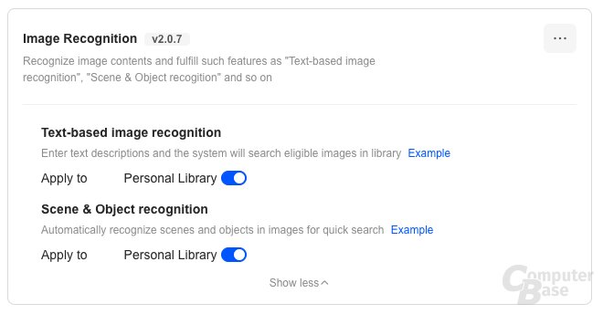 Die AI-Funktionen für die Fotos-App müssen erst heruntergeladen und aktiviert werden