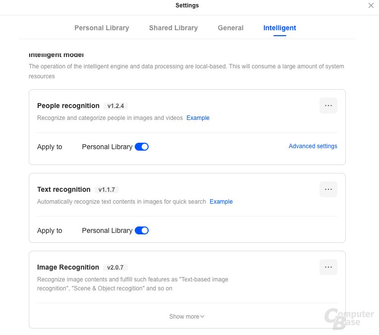Die AI-Funktionen für die Fotos-App müssen erst heruntergeladen und aktiviert werden