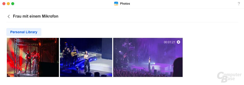 Inkonsistente Suchergebnisse in der Fotos-App und in Uliya