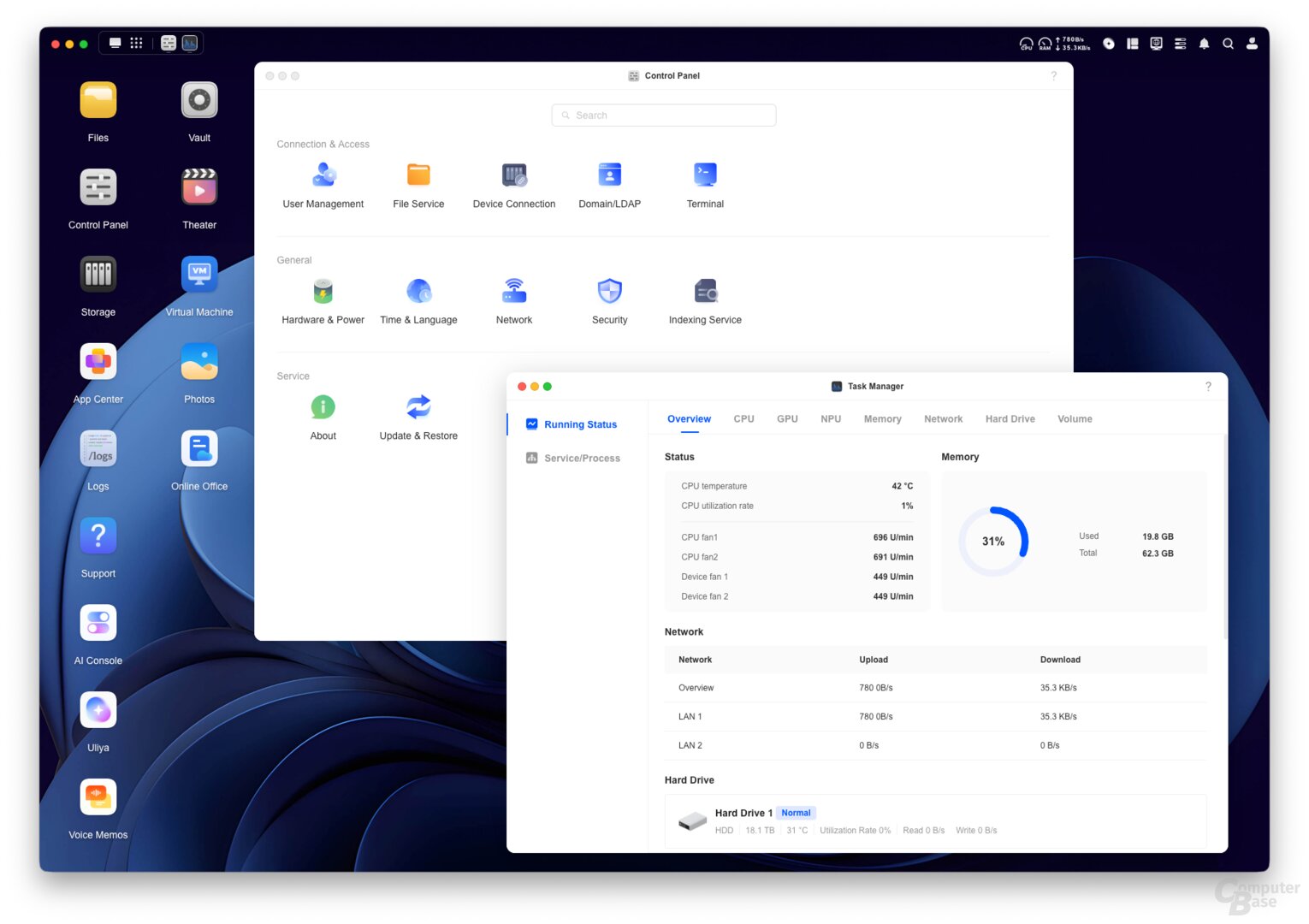 UGOS auf dem iDX6001 Pro