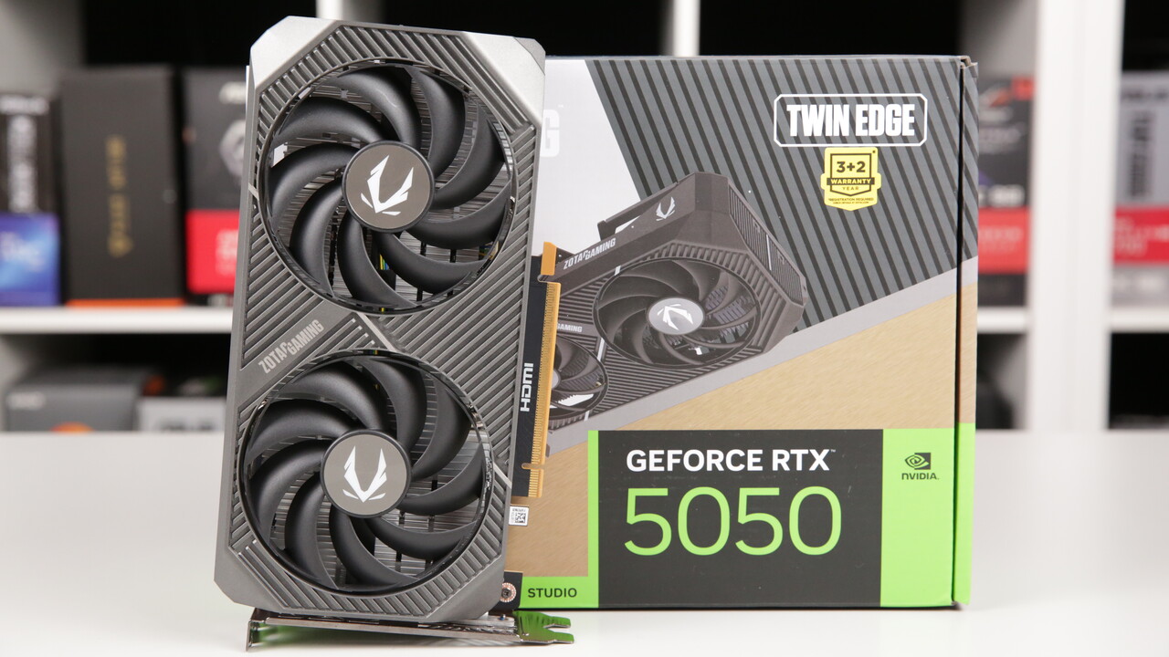Neue kleinste RTX 50: Neue Details zur GeForce RTX 5050 mit 9 GB GDDR7 an 96 Bit