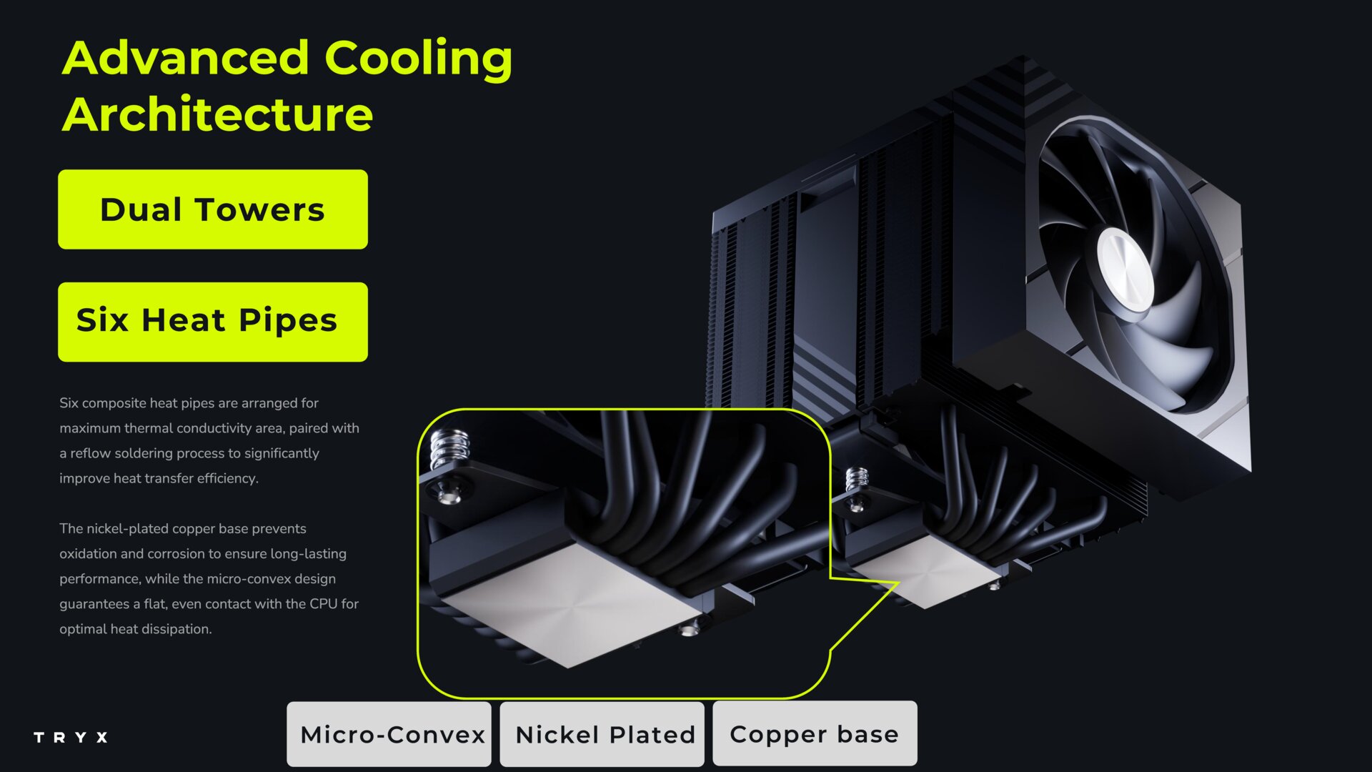 Tryx Turris 620: Der erste CPU-Luftkühler vom Newcomer