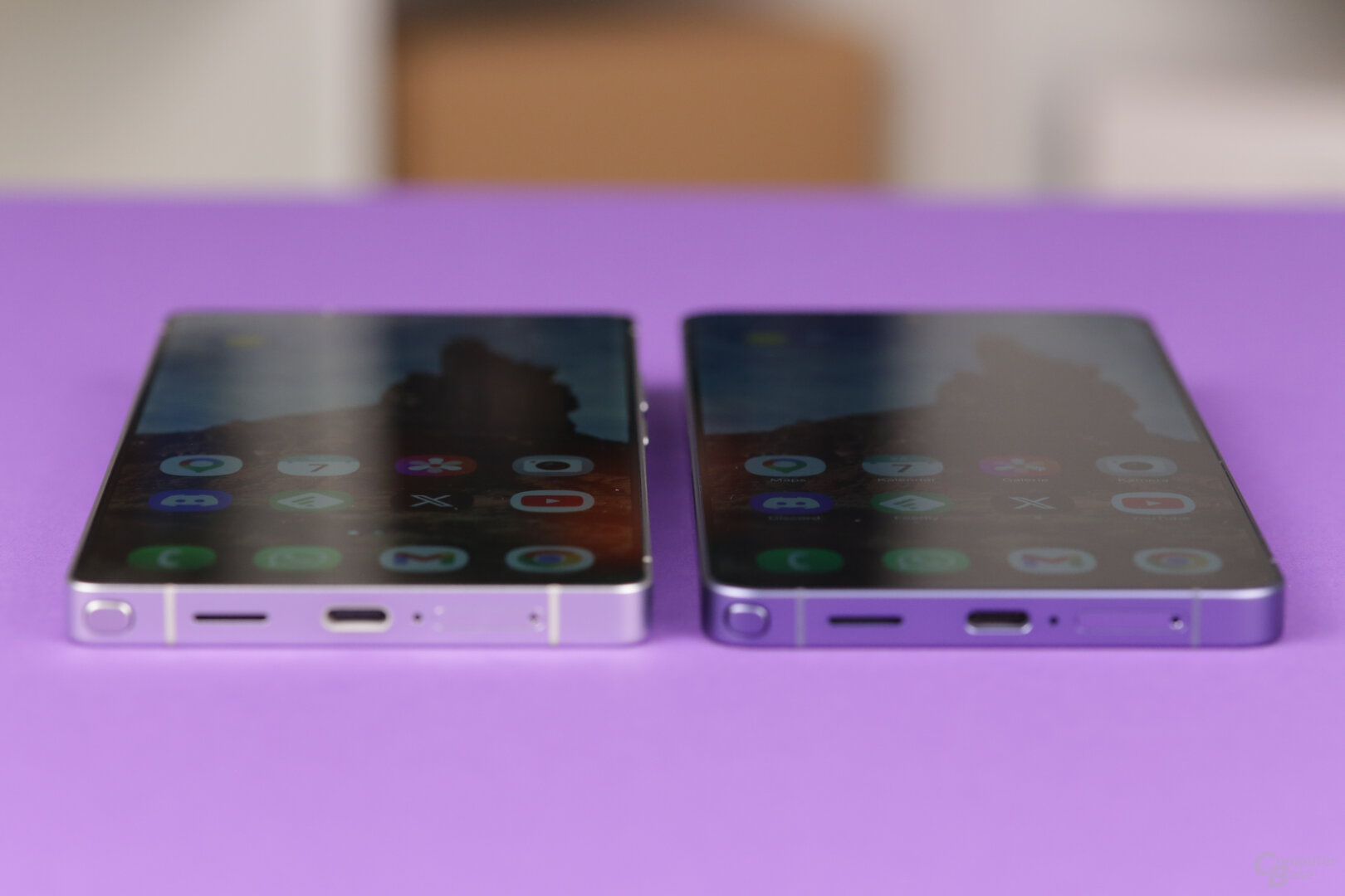 Galaxy S25 Ultra (l.) vs. Galaxy S26 Ultra (r.)