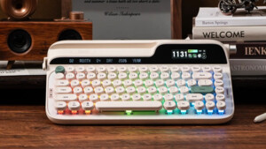 Retro-Tastatur: Epomaker Glyph mischt alte Schreibmaschine mit Display