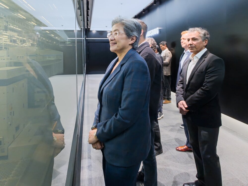 Lisa Su besucht Fab von Samsung Semiconductors