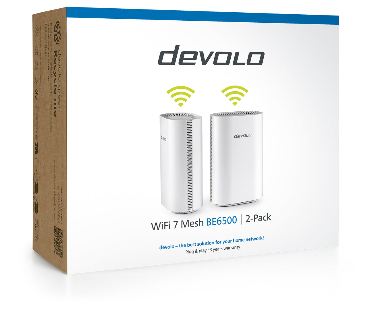devolo WiFi 7 BE6500 2-Pack