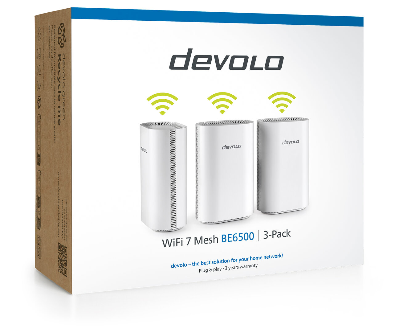 devolo WiFi 7 BE6500 3-Pack
