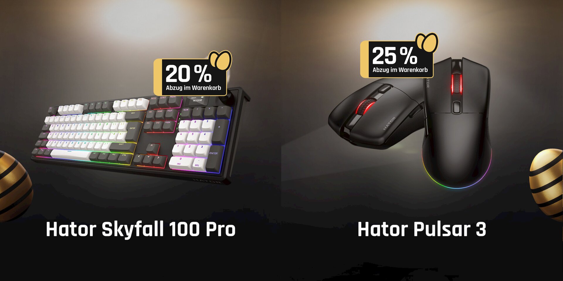 Auch Gaming-Peripherie von Hator gibt es in den Easter Deals günstiger