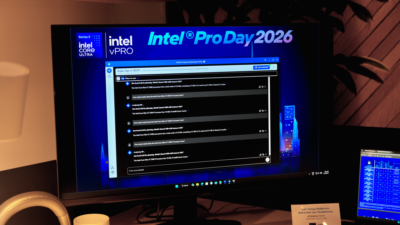 Panther Lake und Xeon 600: Intels Prozessoren fürs kleine und große Geschäft starten