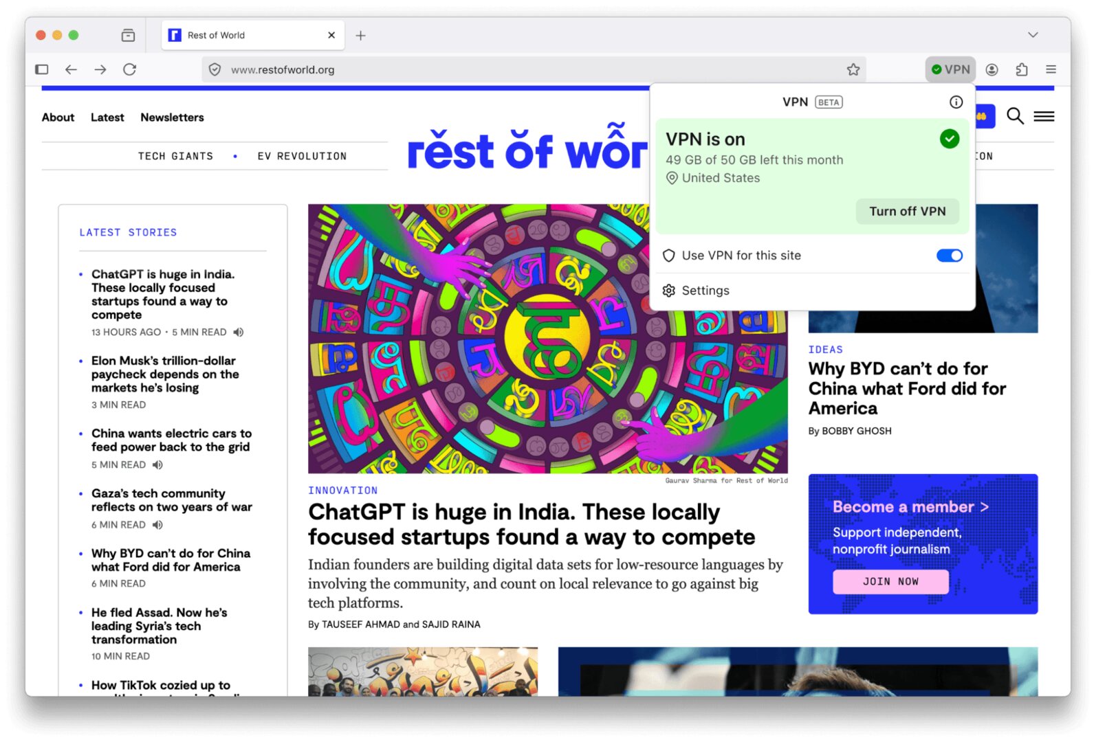 Die nun in Firefox 149 integrierte VPN-Funktion soll den Browser sicherer machen