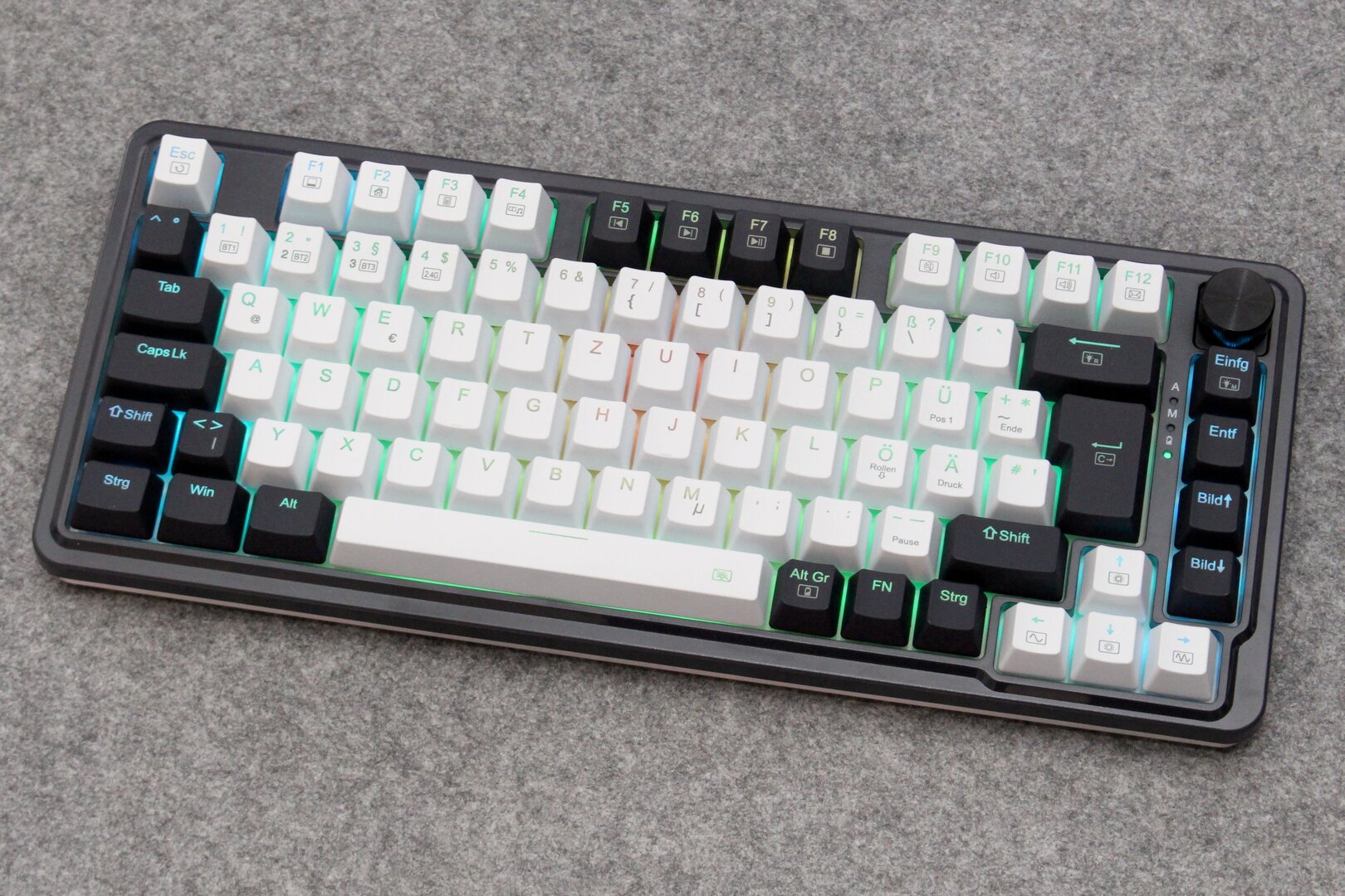 Für perfekte Ausleuchtung müsste die Beschriftung geändert werden