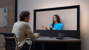 HP Dimension mit Google Beam: 3D-Videotelefonie ohne Brille wirkt im Hands-on wie Magie