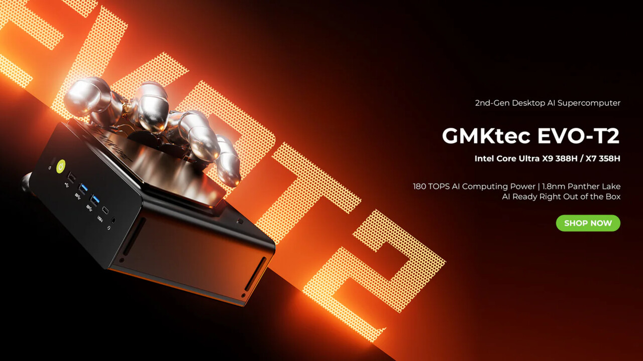 GMKtec Evo-T2: Erster Core-Ultra-300-Mini-PC startet heute ab 1.649 Euro