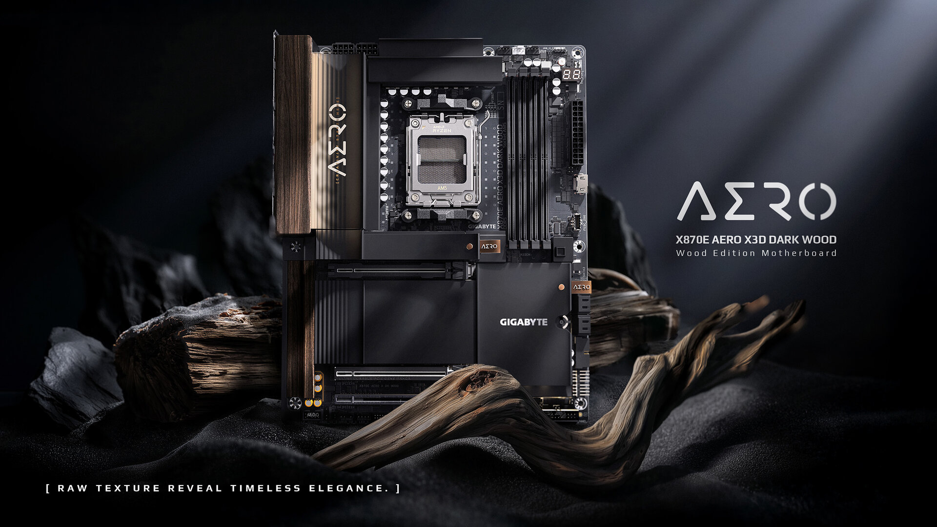 Das neue Gigabyte X870E AERO DARK WOOD