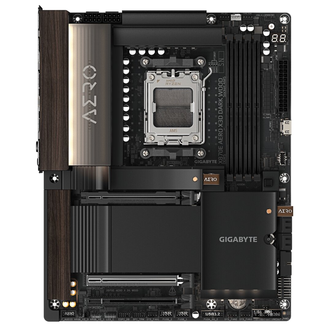 Das neue Gigabyte X870E AERO DARK WOOD