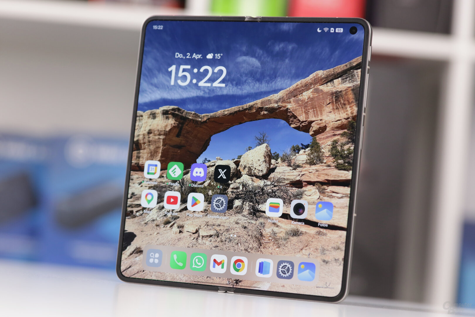 Bekanntes Design mit 8,12 Zoll auf der Innenseite