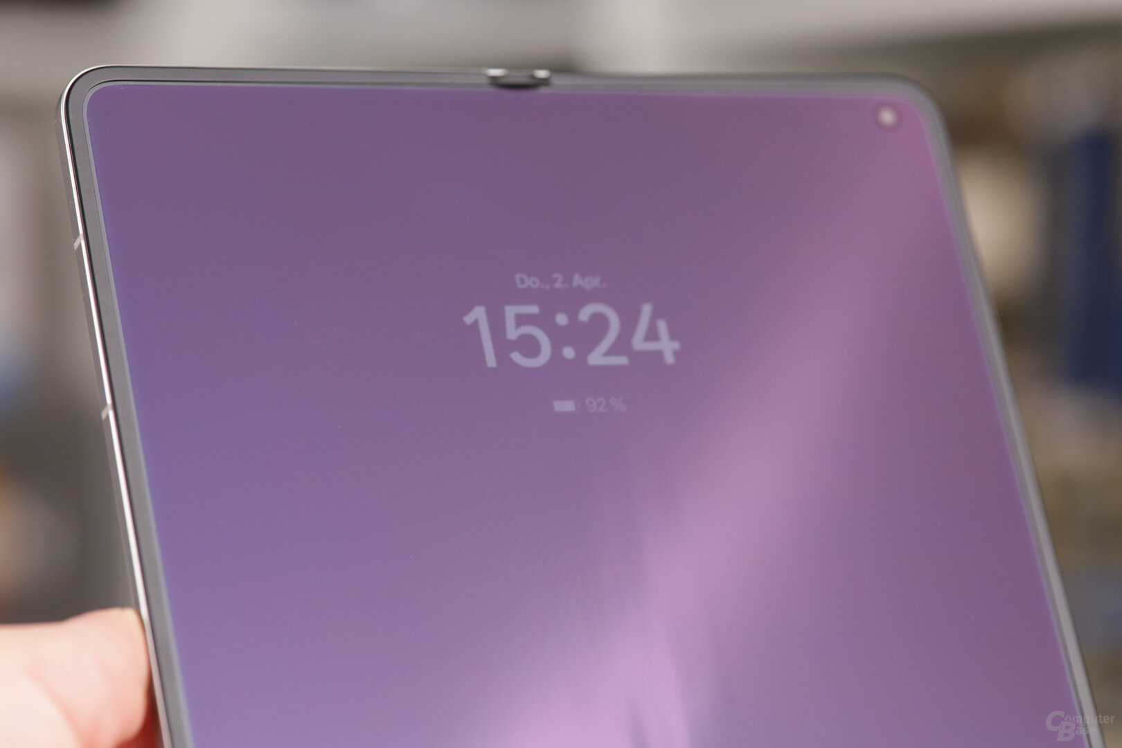 Je nach Winkel und Licht besser oder schlechter zu erkennen