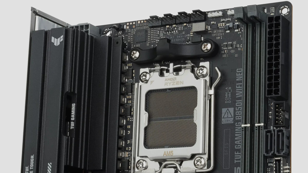 TUF Gaming B850I WiFi Neo: Asus bringt TUF erstmals auf Mini-ITX TUF Gaming B850I WiFi Neo: Asus bringt TUF erstmals auf Mini-ITX