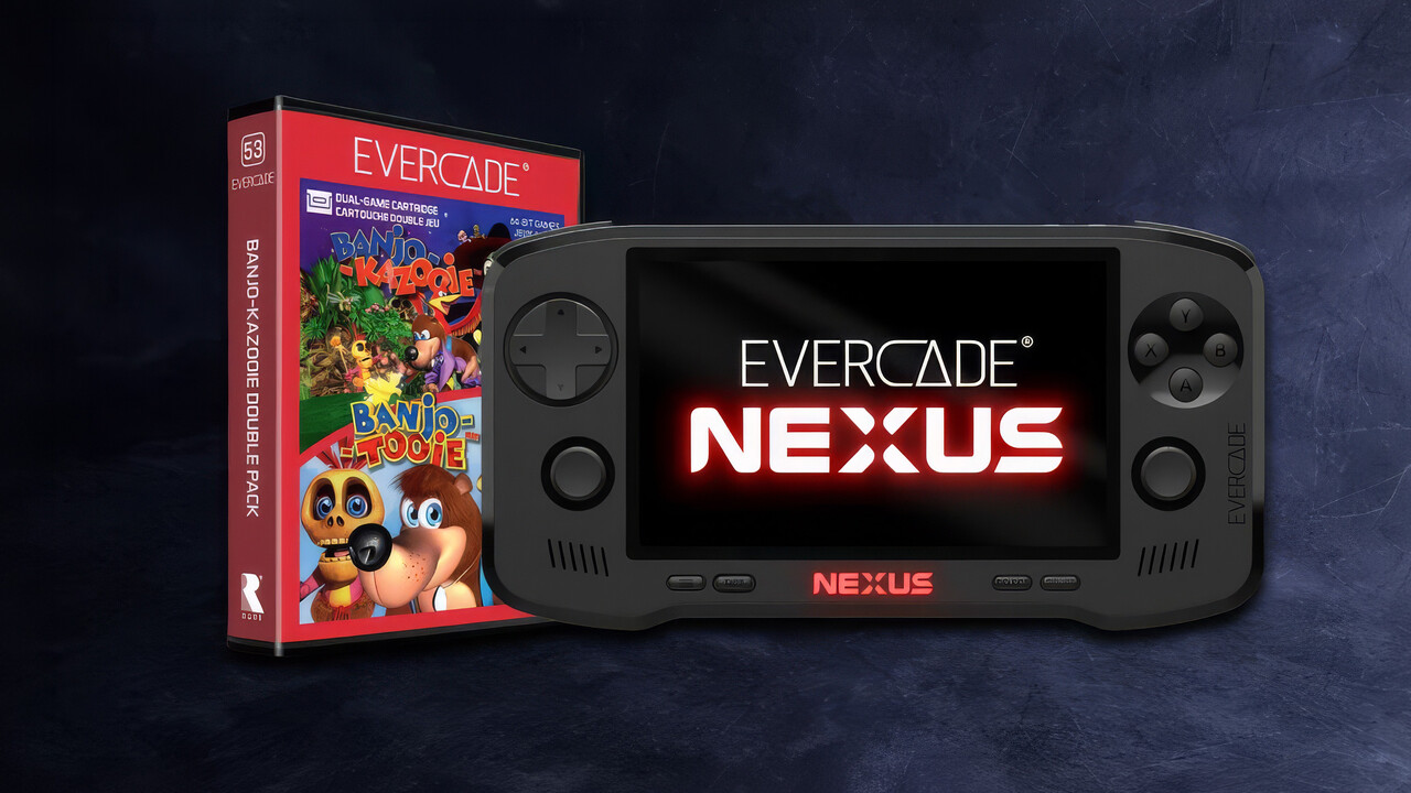 Retro-Handheld: Evercade Nexus ab sofort auch über Amazon vorbestell­bar