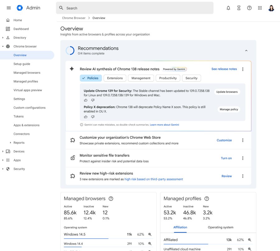Auch neue Sicherheitsfunktionen für Unternehmen gehörten zur Keynote