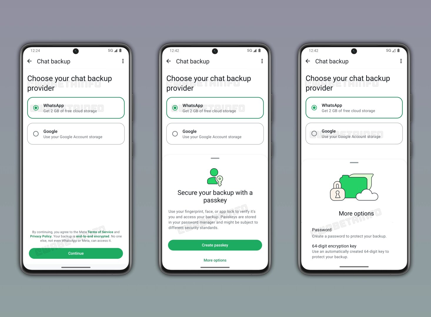 Eigene Cloud-Backups von WhatsApp