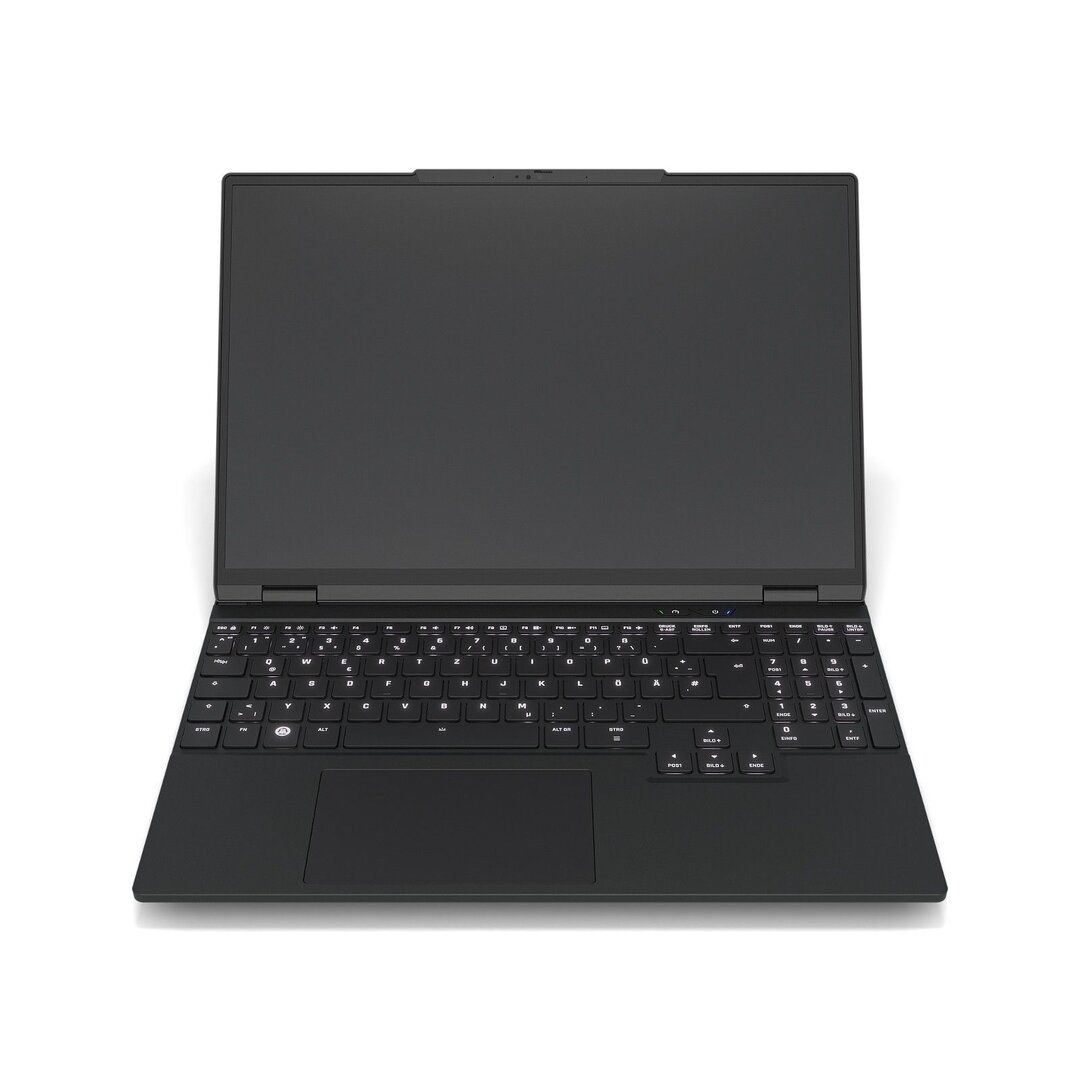 Die Tastatur des 15-Zöllers fasst auch ein Numpad.