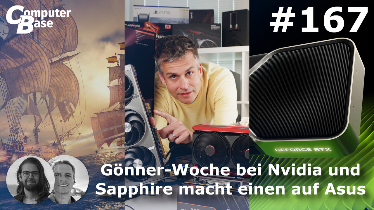 CB-Funk-Podcast #167: Gönner-Woche bei Nvidia und Sapphire macht einen auf Asus