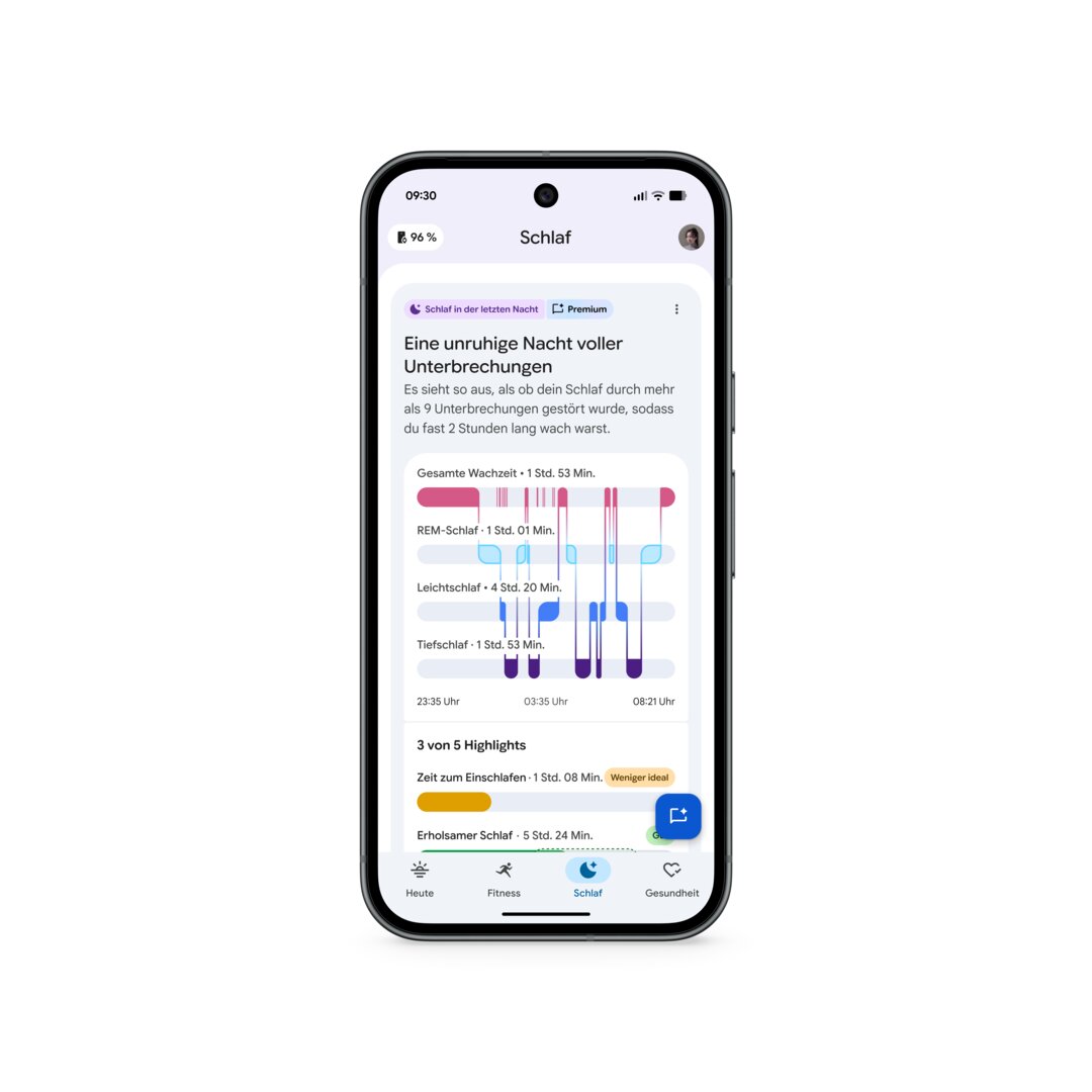 Die neue Google-Health-App