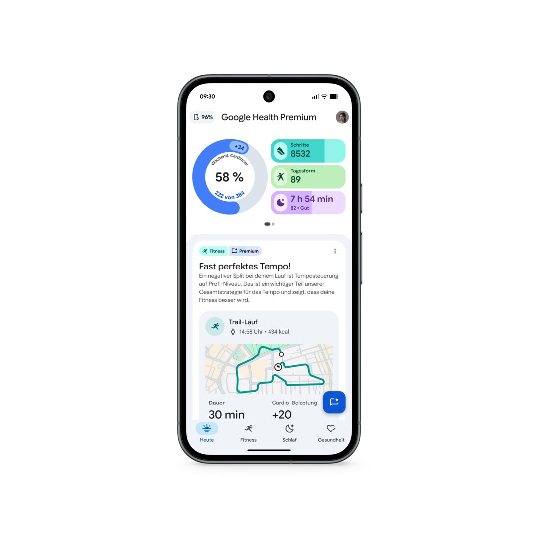 Die neue Google-Health-App