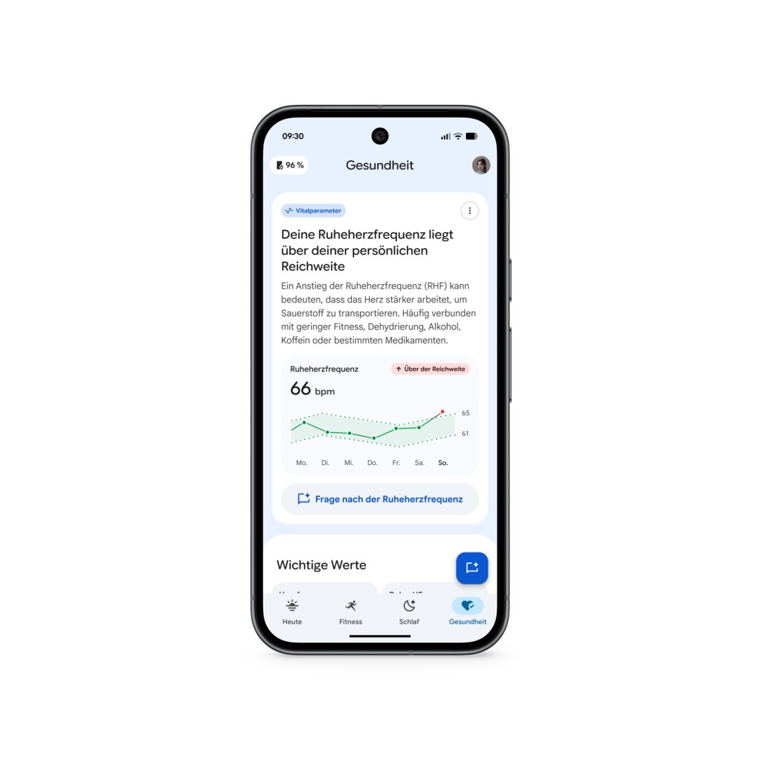 Die neue Google-Health-App