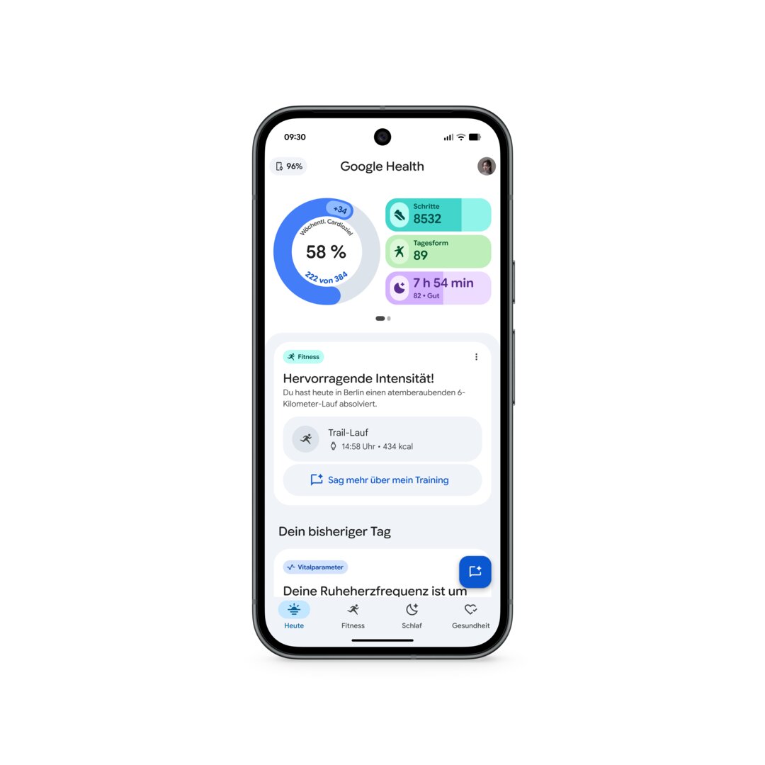 Die neue Google-Health-App