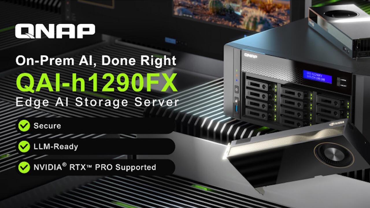 QNAP QAI-h1290FX: KI-Edge-Server mit CPU von 2019 und 128 GB für 22.000 Euro