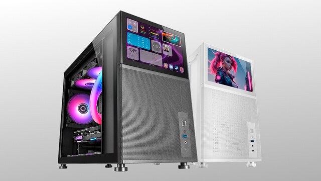 Mars Gaming MC-LCD: Gehäuse setzt Display nach außen oder innen