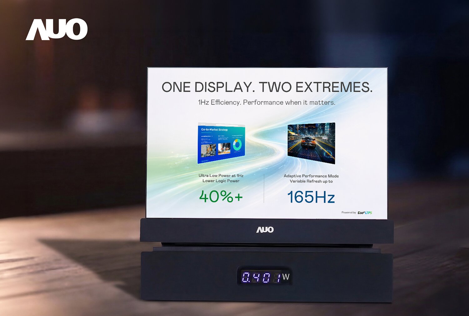 16 Zoll QHD LTPS mit 1 Hz bis 165 Hz