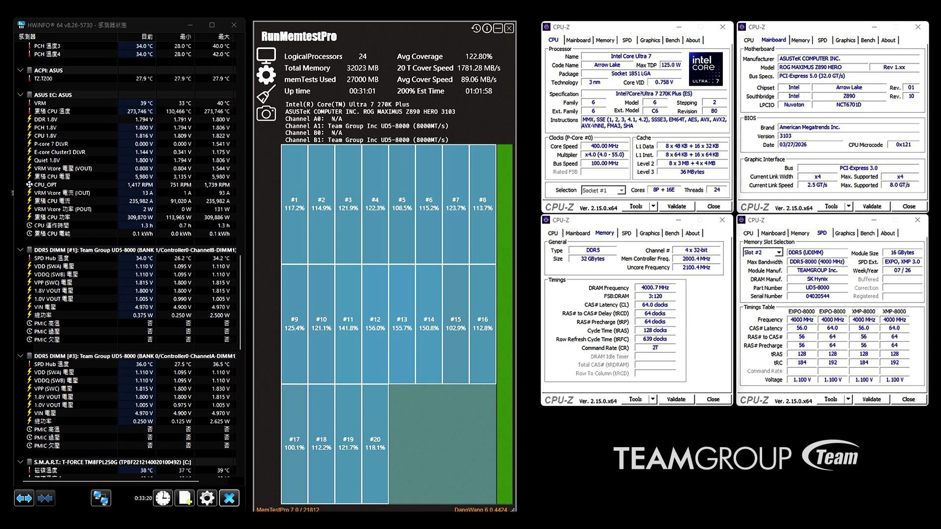 Team Group Elite (Plus) DDR5 mit 8.000 MT/s bei 1,1 Volt