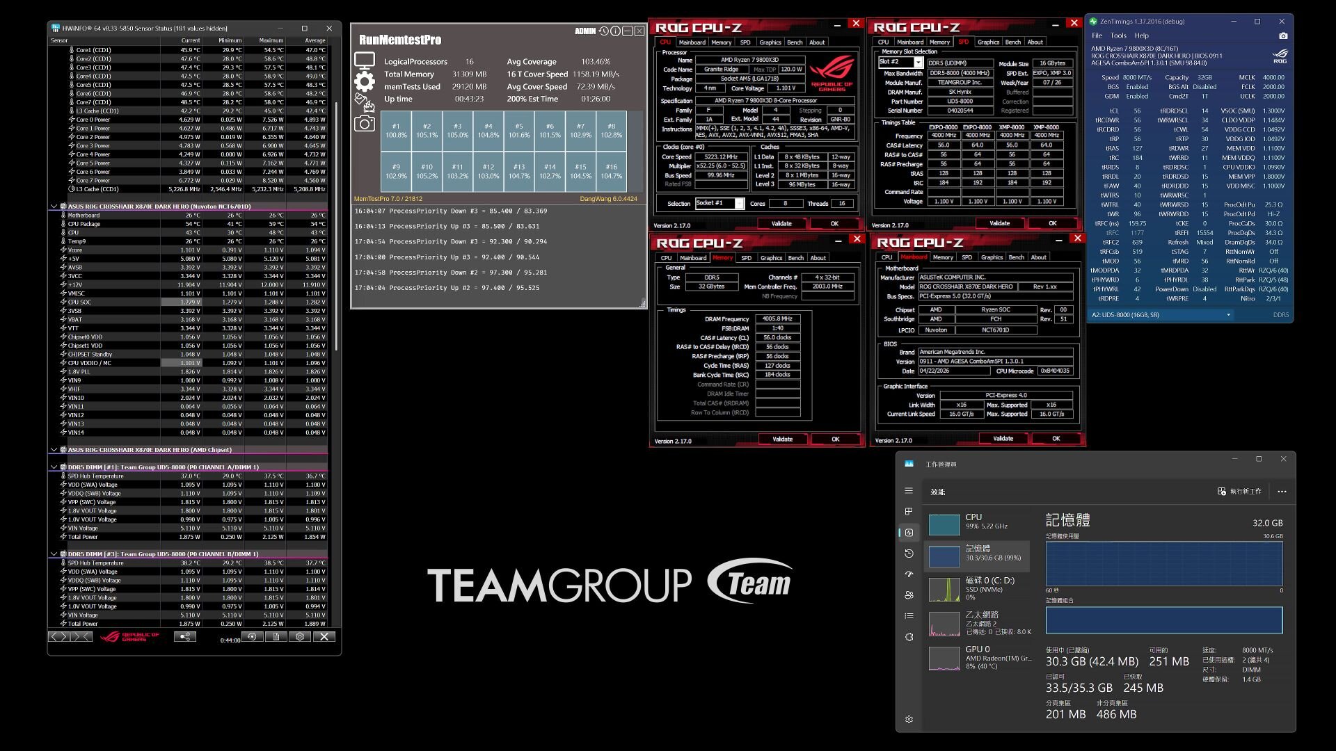 Team Group Elite (Plus) DDR5 mit 8.000 MT/s bei 1,1 Volt