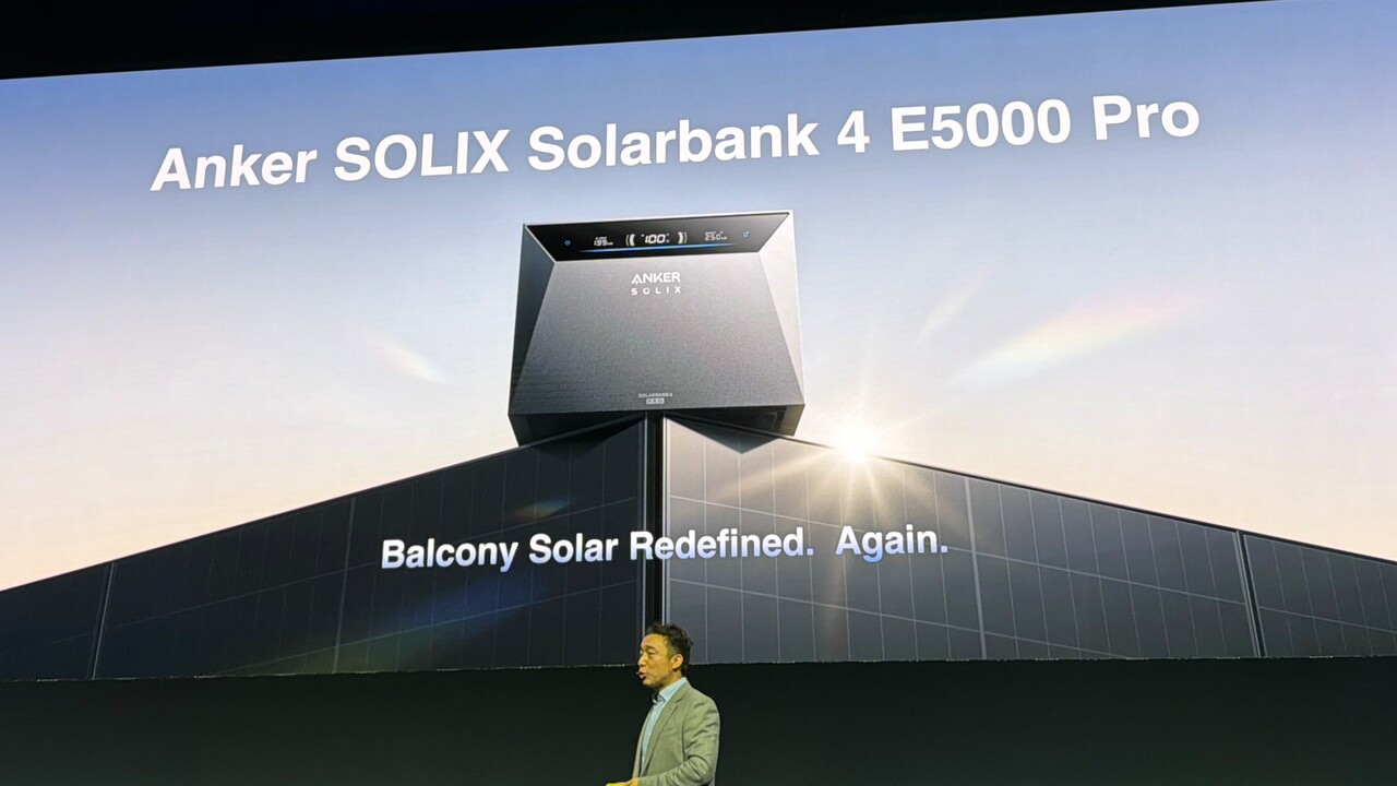 Anker Solix Solarbank 4 Pro: 5.000-Watt-Balkon­kraft­werk mit 5-kWh-Akku liefert 2,5 kW