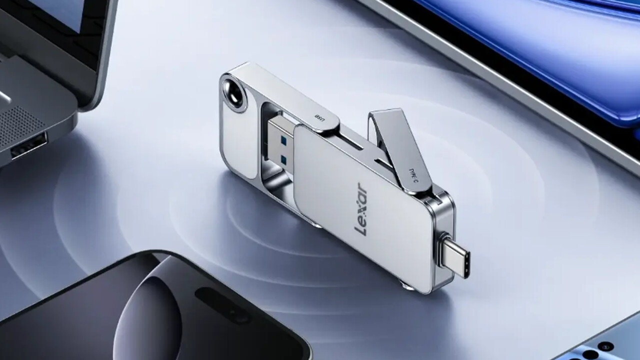 Lexar Dual Drive D70E: USB-Stick/SSD mit Doppelstecker im ungewöhnlichen Design