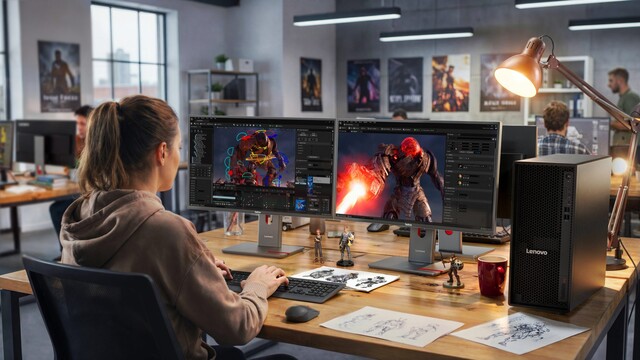 ThinkStation P4: Lenovo bringt Workstation mit AMD 9965X3D und 96 GB VRAM