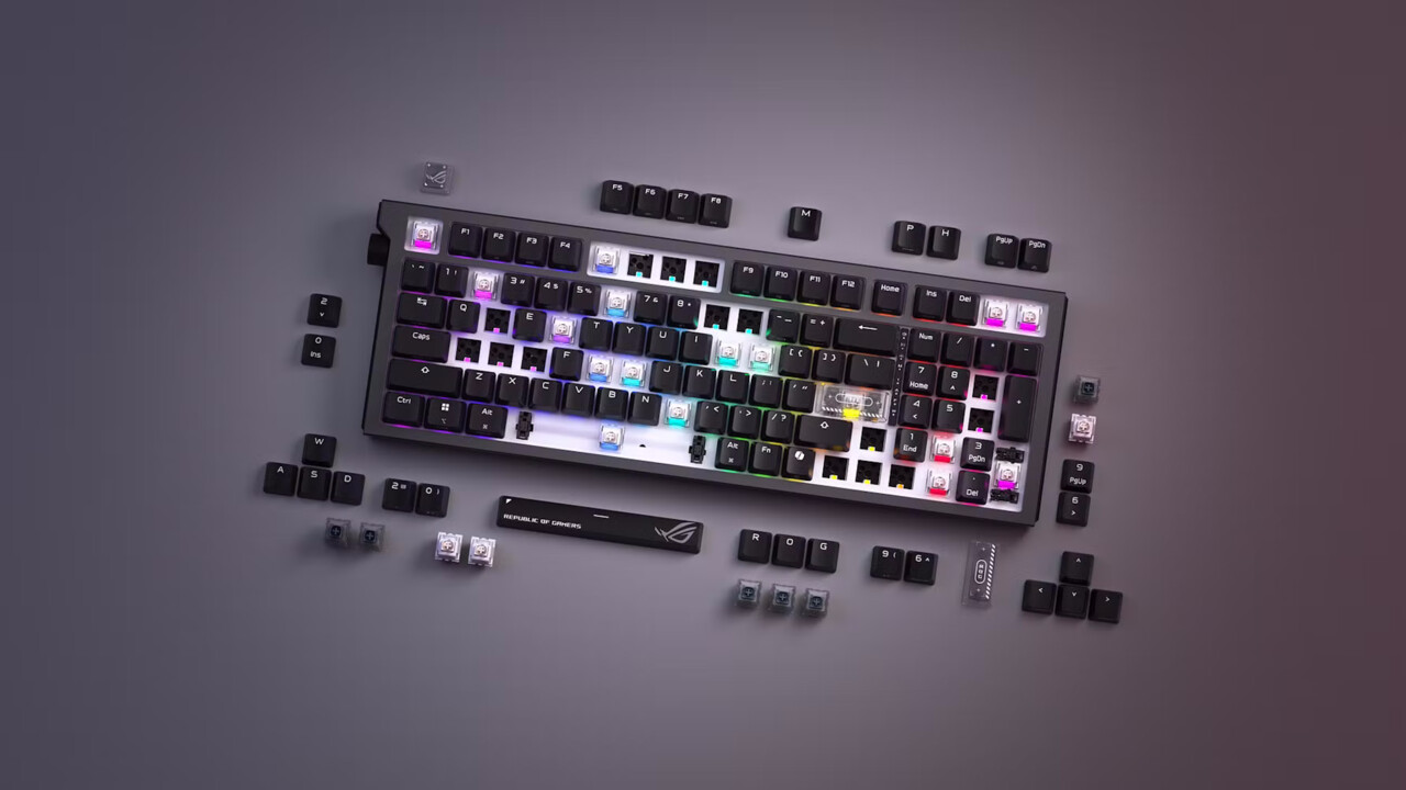 Bequem anpassbar: Asus' ROG Strix Morph 96 Wireless hat einen DIY-Anspruch