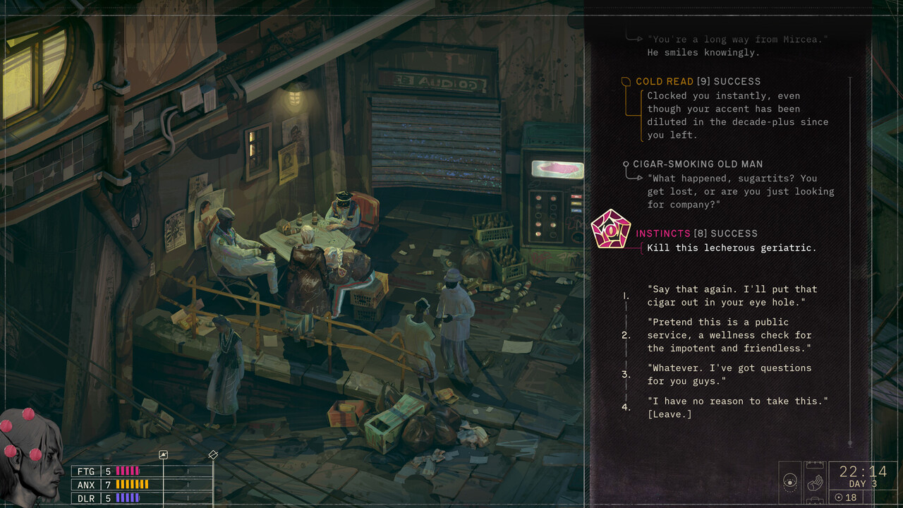 Zero Parades: For Dead Spies: Nachfolger von Disco Elysium hat viel zu bieten