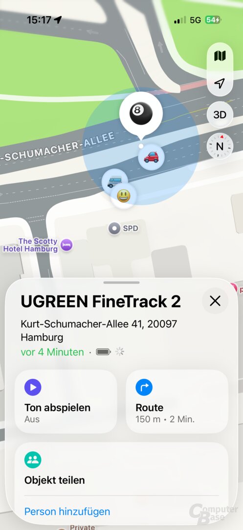 Zuverlässige Ortung mit allen drei neuen Findern