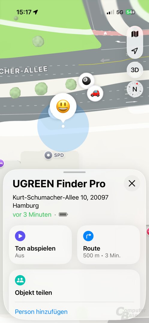 Zuverlässige Ortung mit allen drei neuen Findern