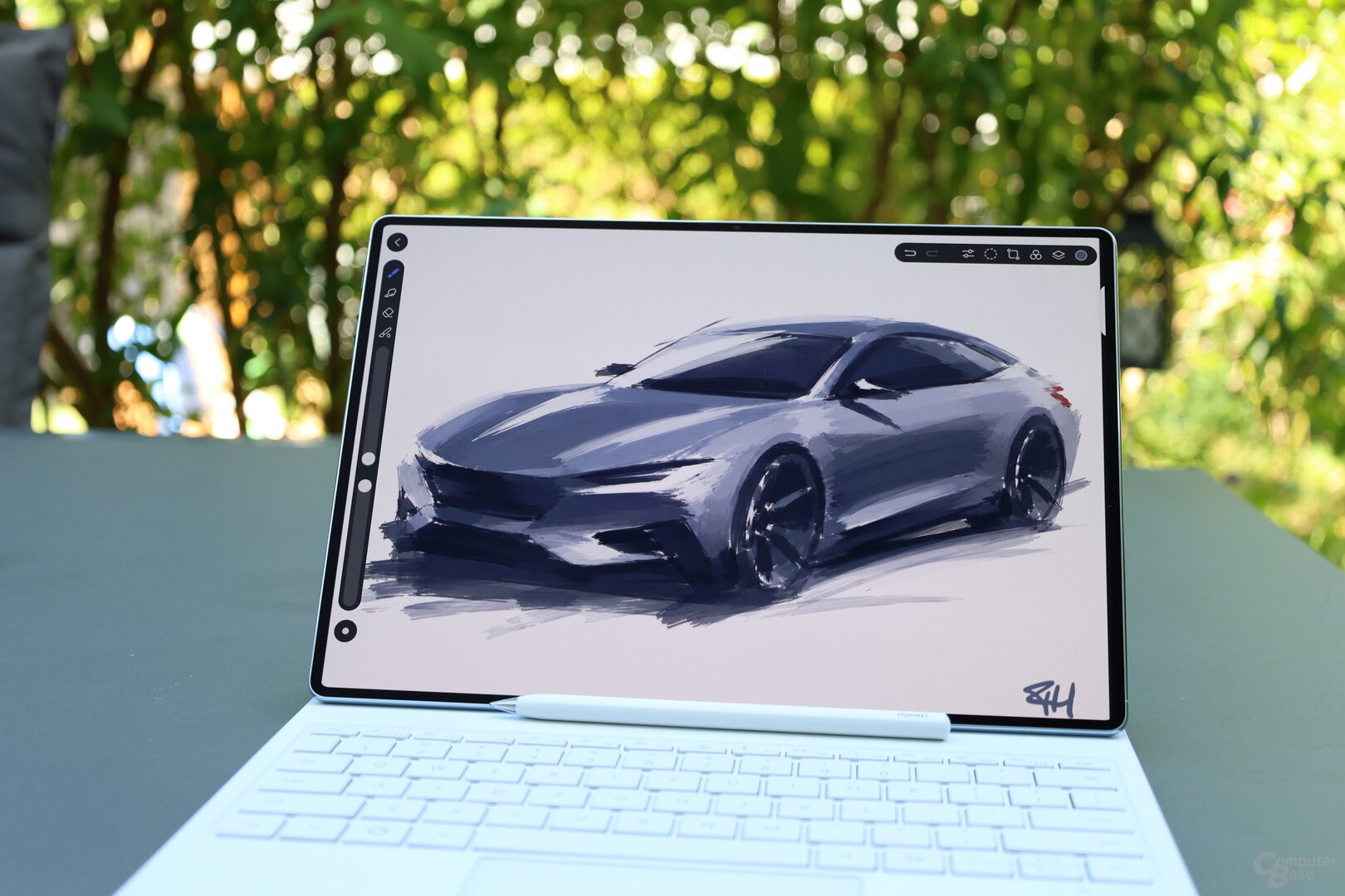 Zeichnung in GoPaint auf dem Huawei MatePad Pro Max